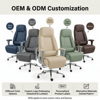 Chaise de Direction Ergonomique Moderne pour Bureau, avec Inclinaison Automatique BIFMA, Accoudoirs 3D, Cuir PU, Mousse Haute Densité, Roulettes Silencieuses – Idéale Hôtels et Bureaux