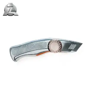 Gran stock compacto de uso extendido para oficina de servicio pesado hogar artesanía Hobby 9 mm cuchillo de caja retráctil profesional