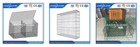 Clôture pour bétail galvanisée à chaud, clôture de champ, grillage pour animaux d'élevage, protection des animaux de ferme