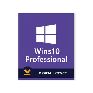 Win 10 Professional 100% travail en ligne numérique Envoyer par e-mail Win 10 Pro Key Code numérique 64Bit/32Bit Win 10 Pro Key License
