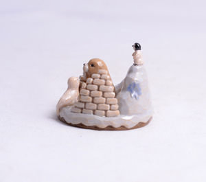 Thất Trong Nhà Quả Cầu Nước & Quả Cầu Tuyết Vẽ Tay Sống Động Như Thật Tùy Chỉnh Mô Hình Máy Tính Để Bàn Trang Trí - Product Image 3