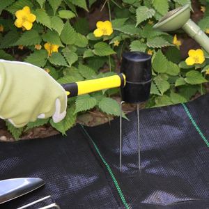 U-Shaped Galvanized Steel Metal Landscape Stakes Pegs Pins <strong>Spike</strong> for Weed <strong>Barrier</strong> Fabric Ground Cover &amp; Landscaping &amp; Tent - Product Image 4