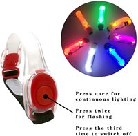 Bracelet LED réfléchissant étanche IP44 en PVC avec logo personnalisé, autonomie de 50 à 70 heures, angle de faisceau de 360° pour la nuit et les activités extérieures