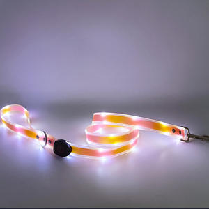 <span class=keywords><strong>2025</strong></span> 새로운 도착 <span class=keywords><strong>Led</strong></span> 애완 동물 목걸이 방수 개 밤 발광 칼라 가죽 끈 세트 가벼운 pvc 목걸이 - Product Image 5