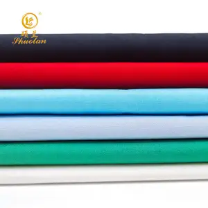 TC65/35 Woven Fabric Manufacturer/ Fabric Supplier Fantastic Quality Solid Shirt Fabric