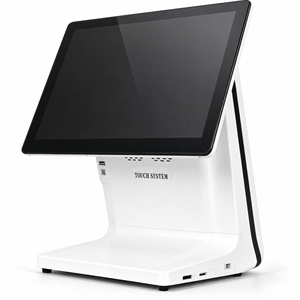 Terminal de point de vente professionnel à écran tactile unique de 15,6 pouces avec imprimante intégrée de 58 mm, compatible Windows et Android, pour les magasins de détail, les supermarchés et les cafés - Product Image 1