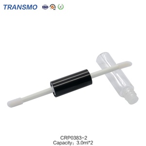 Envase para Bálsamo Labial, Tubo de Rímel de Doble Punta con Cepillo, Tubos Transparentes para Brillo Labial con Logotipo Personalizado, Tubos Únicos para Brillo Labial - Product Image 5
