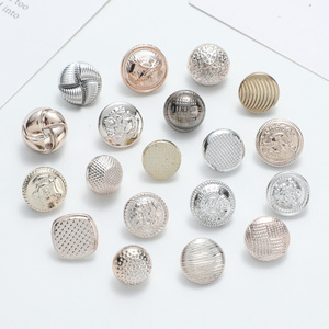 Tùy Chỉnh Ánh Sáng Bóng Vàng Rose Gold <span class=keywords><strong>Shank</strong></span> Abs Mạ Chất Lượng Cao Hình Dạng Không Thường Xuyên Thiết Kế Đan Mặc Áo Sơ Mi Nút - Product Image 4