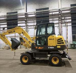 Nouveau prix pour l'excavatrice sur pneus E765H, marque chinoise, équipement lourd pour l'exploitation minière, avec moteur, forte puissance de creusement, à vendre - Product Image 3