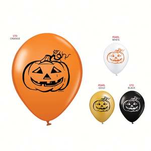 Halloween Impression Ballon En Latex Rond Imprimable Pastel Géant Hélium Ballon Articles De Fête - Product Image 1