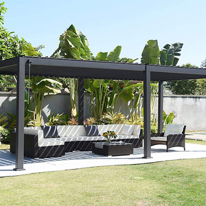 Structure extérieure multifonctionnelle en aluminium, conception <span class=keywords><strong>de</strong></span> pergola pour patio, pour les aménagements paysagers, les jardins et les terrasses commerciales - Product Image 1