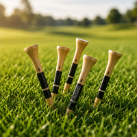 Tees de golf personnalisés avec logo OEM pour événements promotionnels, clubs et détaillants