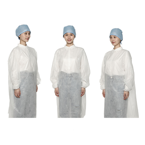 Fuzelong personnalisé imperméable alimentaire industriel jetable à manches longues en plastique <span class=keywords><strong>CPE</strong></span> tablier robe - Product Image 6