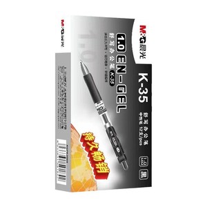M&G K-35 Gel <b>Pen</b> 1.0mm Black Office Writing <b>Pen</b> Smooth Writing For Daily Use - Product Image 1