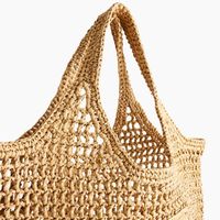 Sac de plage en paille tendance, tissé à la main en tissu naturel, fourre-tout personnalisé pour femme, idéal pour les vacances d'été