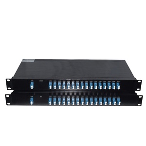 <span class=keywords><strong>Fiber</strong></span> Optic Dual <span class=keywords><strong>Fiber</strong></span> 16CH CWDM <span class=keywords><strong>MUX</strong></span> DEMUX 1270 ~ 1570nm Rack Mount WDM CWDM/DWDM Module - Product Image 1