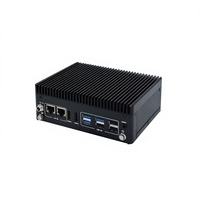 Mini PC industriel GM-101-J6412, ordinateur embarqué tout-en-un sans ventilateur, faible consommation d'énergie, résistant à la poussière et aux chocs