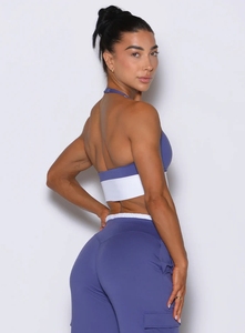 Ensembles de <span class=keywords><strong>yoga</strong></span> ajustables et légers pour femmes, confortables et respirants en spandex, avec soutien-gorge halter à maintien élevé et coussinets amovibles pour la gym - Product Image 6