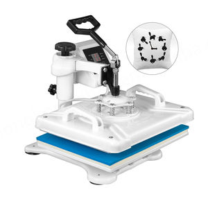 Máquina de prensa de calor blanca 5 en 1, equipo de prensa de calor multifuncional de 12x15 pulgadas - Product Image 5