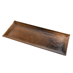 El Gran Río Fluye Hacia el Este en Ganpaotai, Bandeja de Té de Cobre para Uso Doméstico, Hermosa Bandeja de Té, Artesanía en Metal - Product Image 5