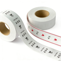 Rouleau de tickets de numérotation séquentielle pour gestion de file d'attente, avec flèche blanche, pour commerce de détail et restauration, imprimable