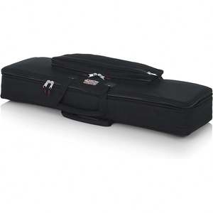 Muestra gratis impermeable 88 teclas teclado Piano bolsa con acolchado grueso, tela Oxford 420D, 2 bolsillos de almacenamiento para Piano Digital - Product Image 4