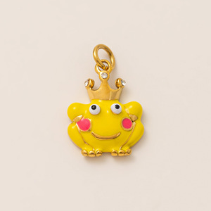 Merveille fantaisiste pour enfants | Breloques émaillées en acier inoxydable plaqué or PVD 18 carats pour la fabrication de bijoux à bricoler soi-même | Pendentifs ludiques pour enfants - Product Image 6