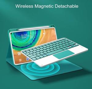 Nuovo Stand spagnolo russo coreano Thai BT tastiera senza fili touchpad custodia per <span class=keywords><strong>HUAWEI</strong></span> MatePad <span class=keywords><strong>11</strong></span> 2021 10.95 pollici <span class=keywords><strong>Tablet</strong></span> - Product Image 2