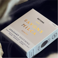 Boîte à savon pliable en papier avec logo personnalisé, emballage de savon artisanal écologique, vente en gros