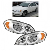 Kit de phares avant AURON pour Chevrolet Impala 2006-2011 - Blanc 6000K 6000 Lumens 12V 55W Plug & Play Neuf 1 an de garantie pour rénovation/mise à niveau