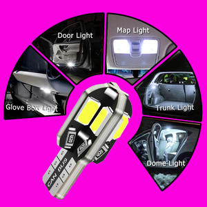 Éclairage intérieur automobile LED T10 168 194 Canbus 5630 8SMD avec lampe de lecture pour plaque d'immatriculation - Product Image 6