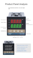 Pengontrol Suhu Cerdas XRKC PID REX-C100 K M*AN 100-240VAC Termostat Industri untuk Mesin Pengemasan