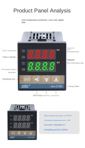 <span class=keywords><strong>PID</strong></span> kỹ thuật số điều khiển nhiệt độ xrkc REX-C100 nhiệt ABS vật liệu nhựa OEM/ODM công nghiệp sử dụng <span class=keywords><strong>0</strong></span>-1370 phạm vi - Product Image 2