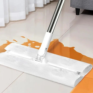 Paquete de reemplazo de paño de fregona desechable para uso húmedo y seco, adecuado para sala de estar, dormitorio, baño, limpieza de pisos de cocina