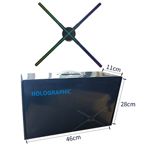 Quạt ba chiều 3D có thể tùy chỉnh với màn hình hiển thị liền mạch và công nghệ chiếu cho các gian hàng triển lãm thương mại quyến rũ - Product Image 5