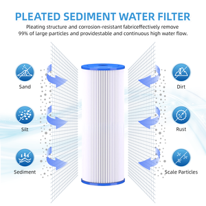 Sistema de Filtración de Agua para Toda la Casa con Lámpara UV de 8 Etapas y 33W, Filtro <span class=keywords><strong>CTO</strong></span> de 0.5 UM, Reduce Metales Pesados y Cloramina, <span class=keywords><strong>Manual</strong></span>, Doméstico - Product Image 2