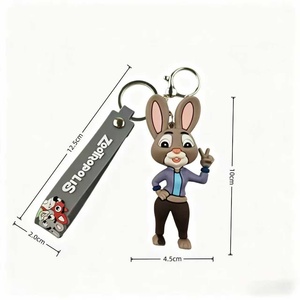 Nuevo Llavero de Zootopia, Figura de PVC de <span class=keywords><strong>Judy</strong></span> <span class=keywords><strong>Hopps</strong></span> y Nick, Regalo de Arcade, Venta al por Mayor - Product Image 5