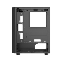 2024 nuevo diseño ATX RGB Gaming Case tira de LED de vidrio templado caja de computadora de escritorio completa y torre RGB PC gabinete caja de computadora