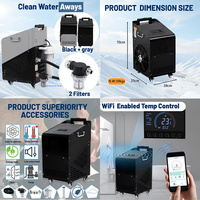 Baignoire de glace automatique avec refroidisseur contrôle précis de la température 220V moteur pompe engrenage froid plonge refroidisseur d'eau pour le bain