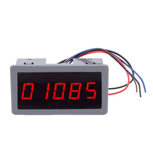 מד מהירות מנוע <span class=keywords><strong>DC</strong></span> ללא מברשות, טכומטר LED בעל 5 ספרות עם חיישן קירבה מסוג הול NPN, חלוקת תדרים וסינון - Product Image 3