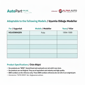 Juego de reparación de ventana derecha izquierda para Volkswagen Polo - 2 puertas - Product Image 1