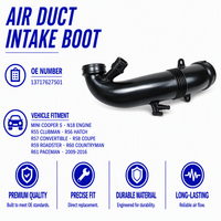 Tuyau d'admission d'air moteur en gros pour BMW MINI OE 13717627501, tube de conduit d'admission, soufflet de filtre à air, pièces de rechange automobiles