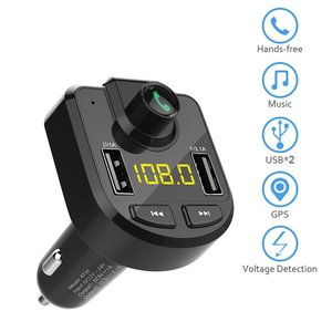 Lettore MP3 LED trasmettitore <span class=keywords><strong>FM</strong></span> wireless per auto nero di vendita caldo - Product Image 5