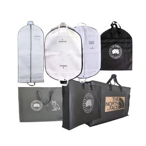 Eco friendly gran oferta a prueba de polvo cubierta <span class=keywords><strong>Peva</strong></span> traje ropa, organizador de vestidos colgante armario almacenamiento transparente bolsas de ropa/ - Product Image 4