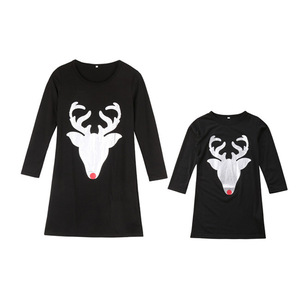 Christmas Style Parent-child <strong>Outfit</strong> Family Casual <strong>Mum</strong> <strong>Daughter</strong> Clothes Daily Wear Christmas Family <strong>Matching</strong> <strong>Outfits</strong> - Product Image 3