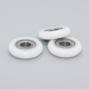 Roulement 688RS à revêtement en caoutchouc rigide et en plastique, 8*25.5*6mm, POM (polyoxyméthylène), rouleau de guidage rond en plastique - Product Image 2