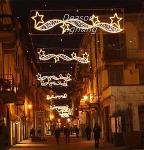 IP65户外新年节日装饰品圣诞城市十字街主题灯巴布勒街头装饰 - Product Image 5