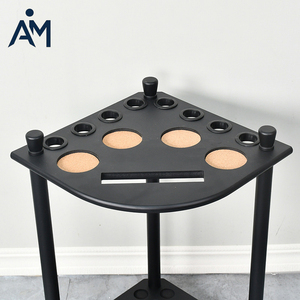 Nuevo Soporte de Piso para 8 Palos de Billar y Tenis de Mesa, Diseño en Forma de Abanico, Capacidad para 8 Palos, Multicolor, 36.5x36.5x60cm - Product Image 4