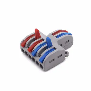 Hot Sale LT-222 LT-42 Quick Wire Push-in Conductor Terminal Block Mini Quick Fast Wire clip Connector led lighting Connector