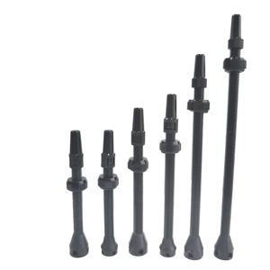 Válvula Presta de aleación de aluminio de 120mm de alta calidad, accesorios sin cámara de bicicleta de plata anodizada - Product Image 2